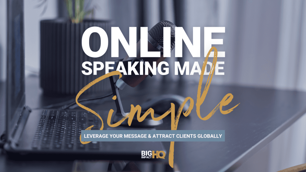 Online speaking made simple