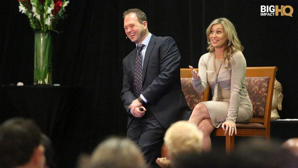 Mark and Shannon Grainger Speaking on Stage
