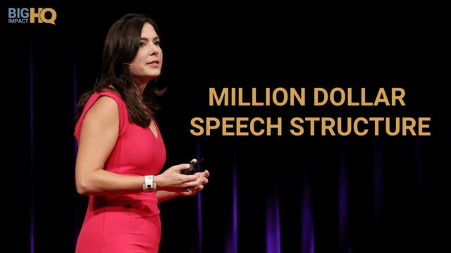 Million Dollar Speech Structure